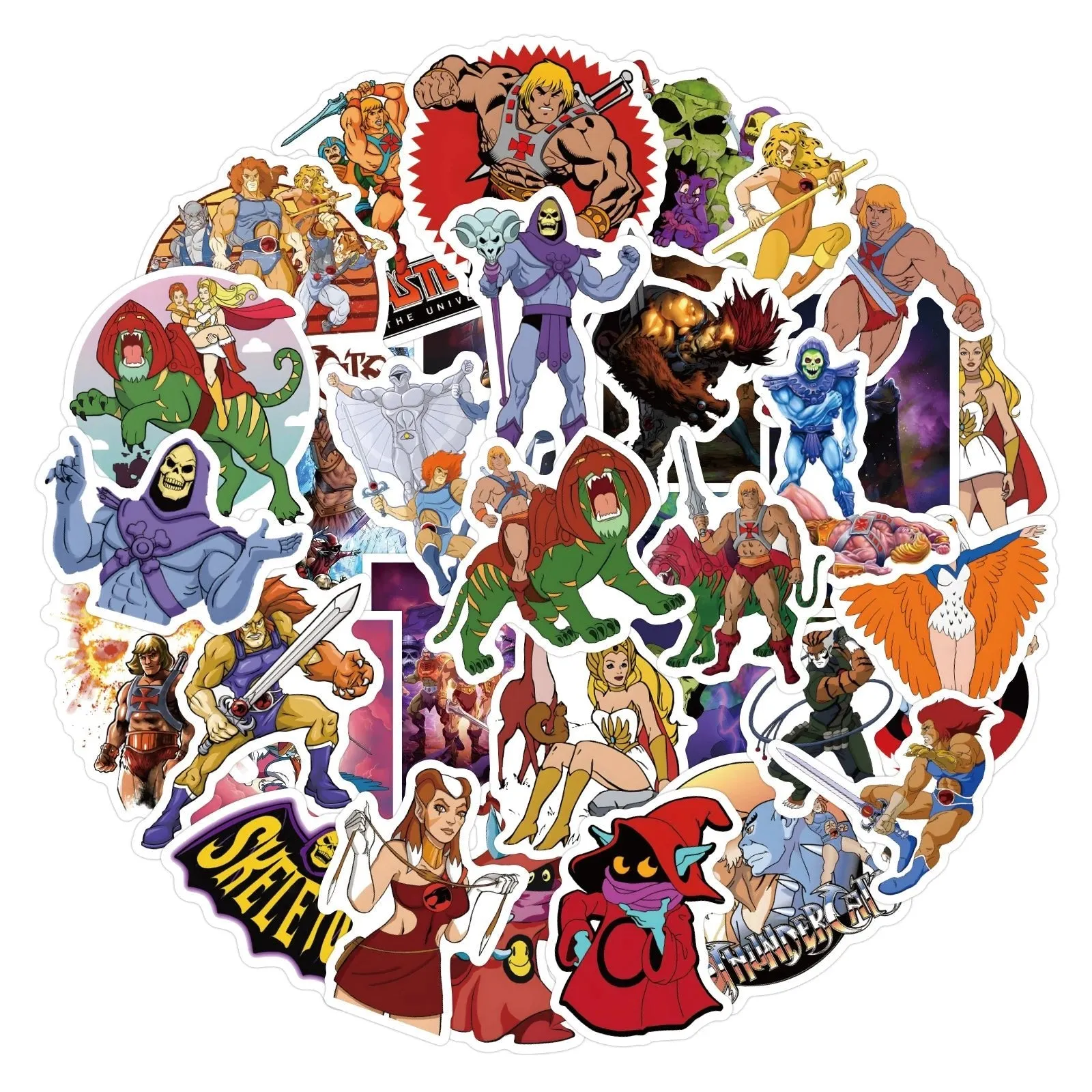 Mixed Cartoon Thundercats stickers He-Man