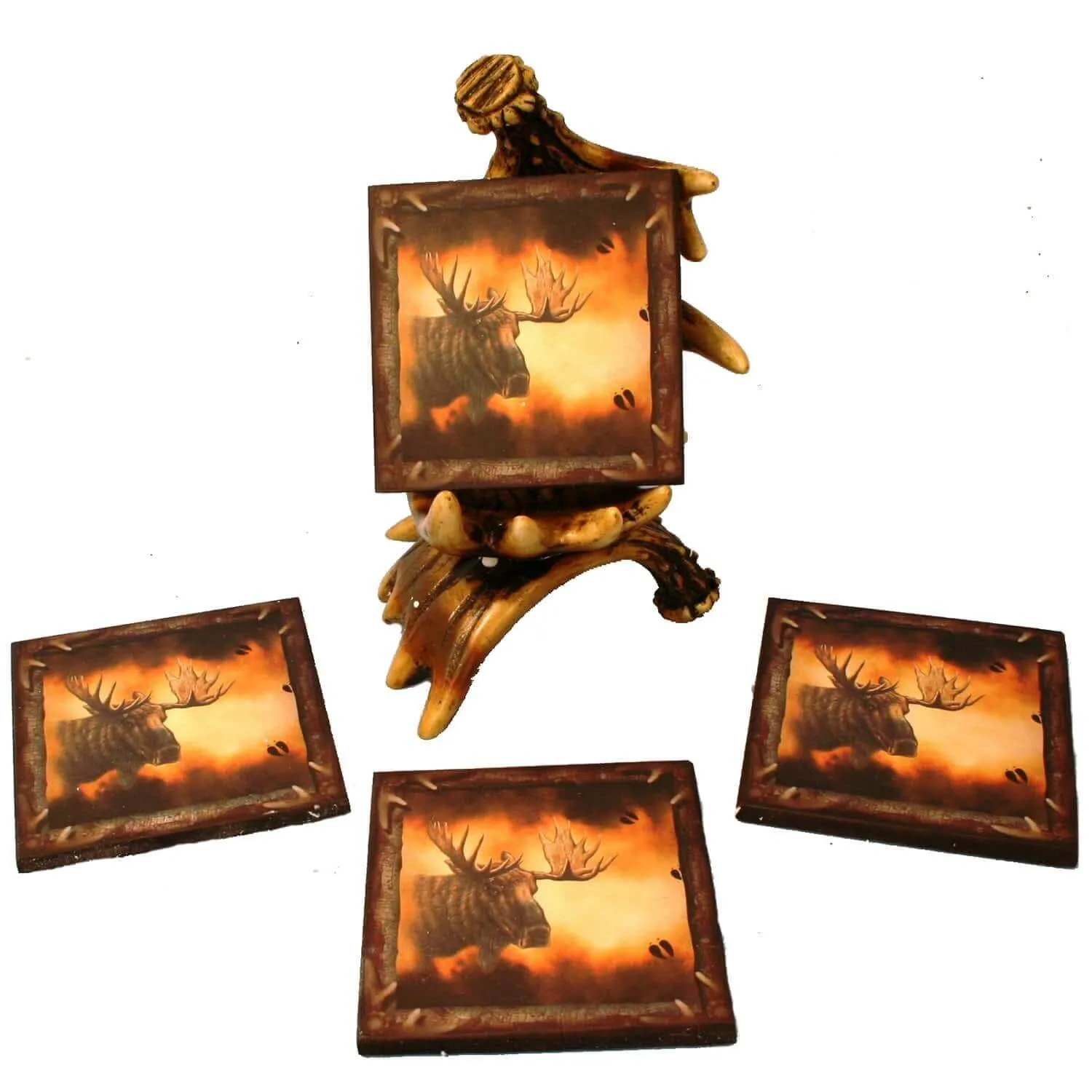 Moose Coaster Set