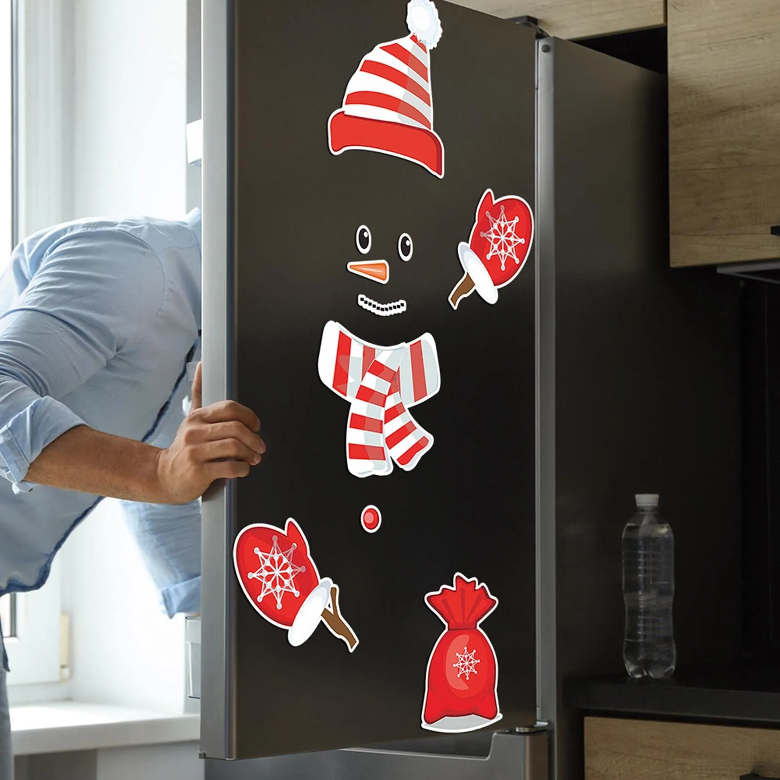 MYADDICTION Snowman Refrigerator Sticker Expression Waterproof Christmas Decor CT001 Business & Industrial | Office | Office Supplies | Calendars & Planners | Planners & Organizers