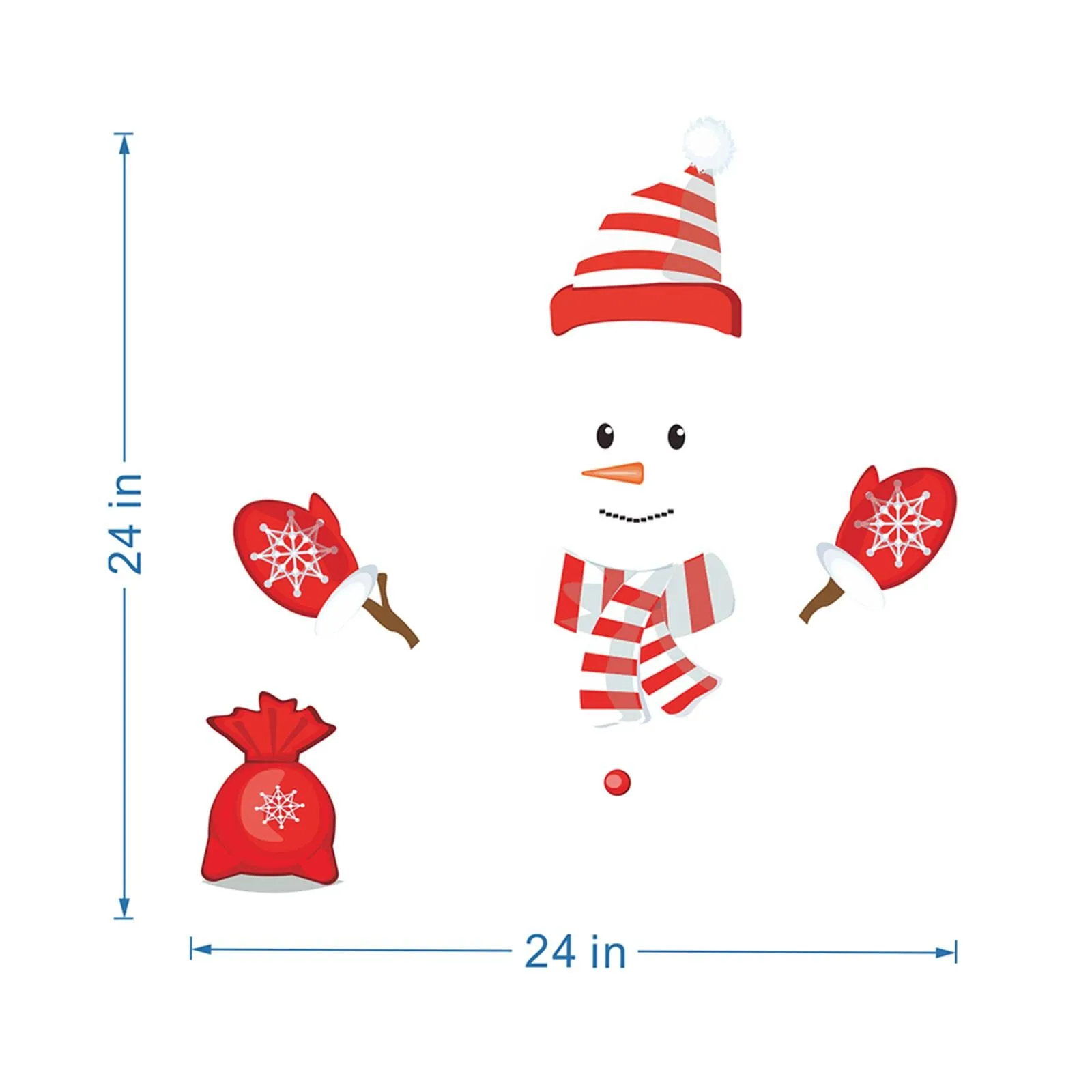 MYADDICTION Snowman Refrigerator Sticker Expression Waterproof Christmas Decor CT001 Business & Industrial | Office | Office Supplies | Calendars & Planners | Planners & Organizers