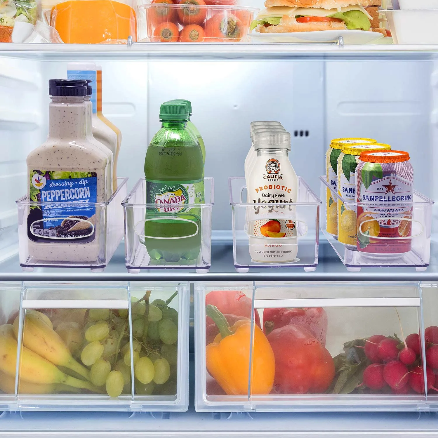 Narrow Pantry Container Bins