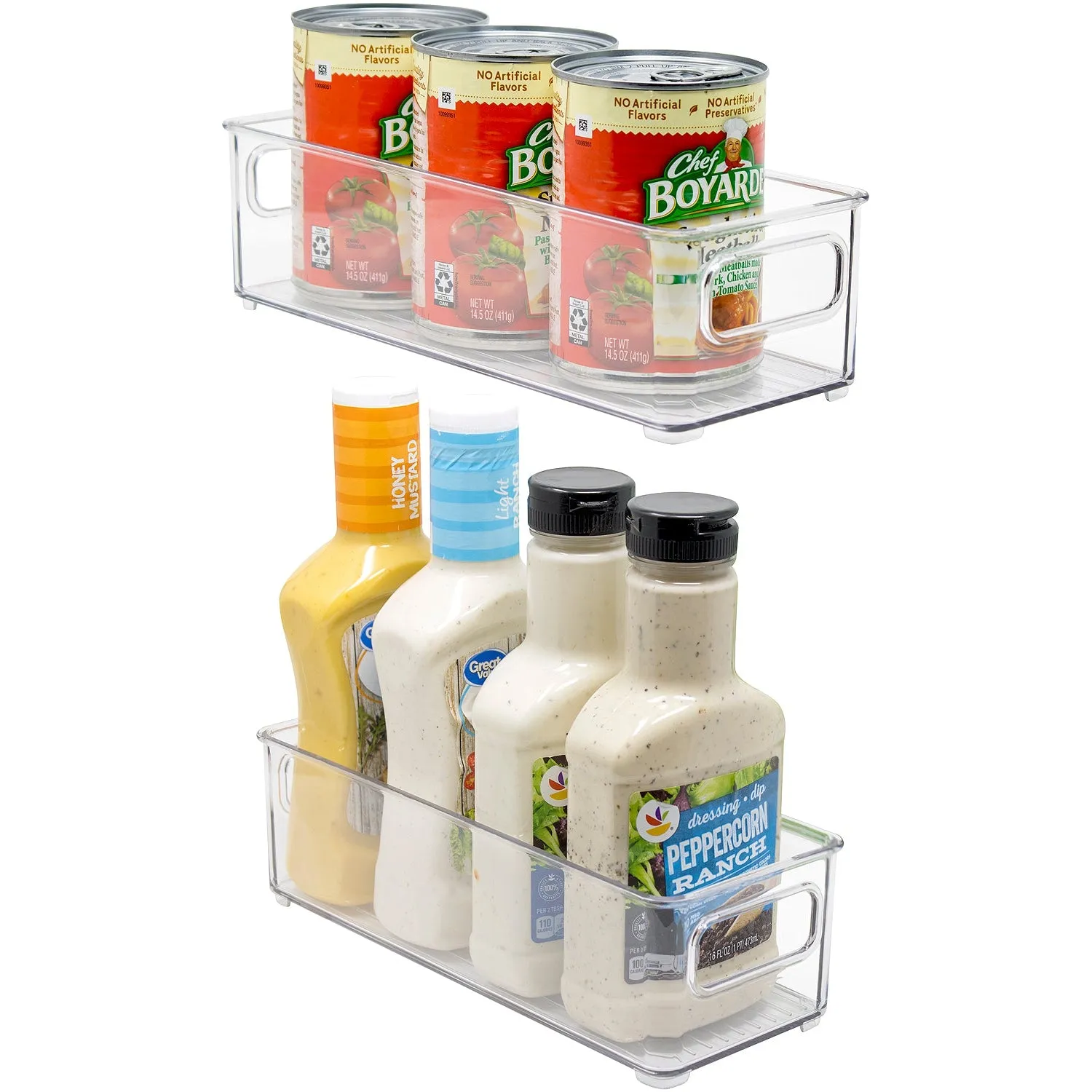 Narrow Pantry Container Bins