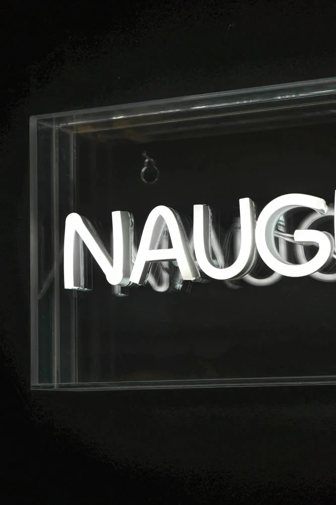 Naughty Corner LED Neon Acrylic Light Box