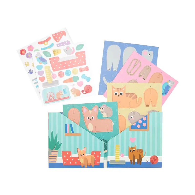 Ooly Pop! Make & Play Activity Scene - Pet Play Time