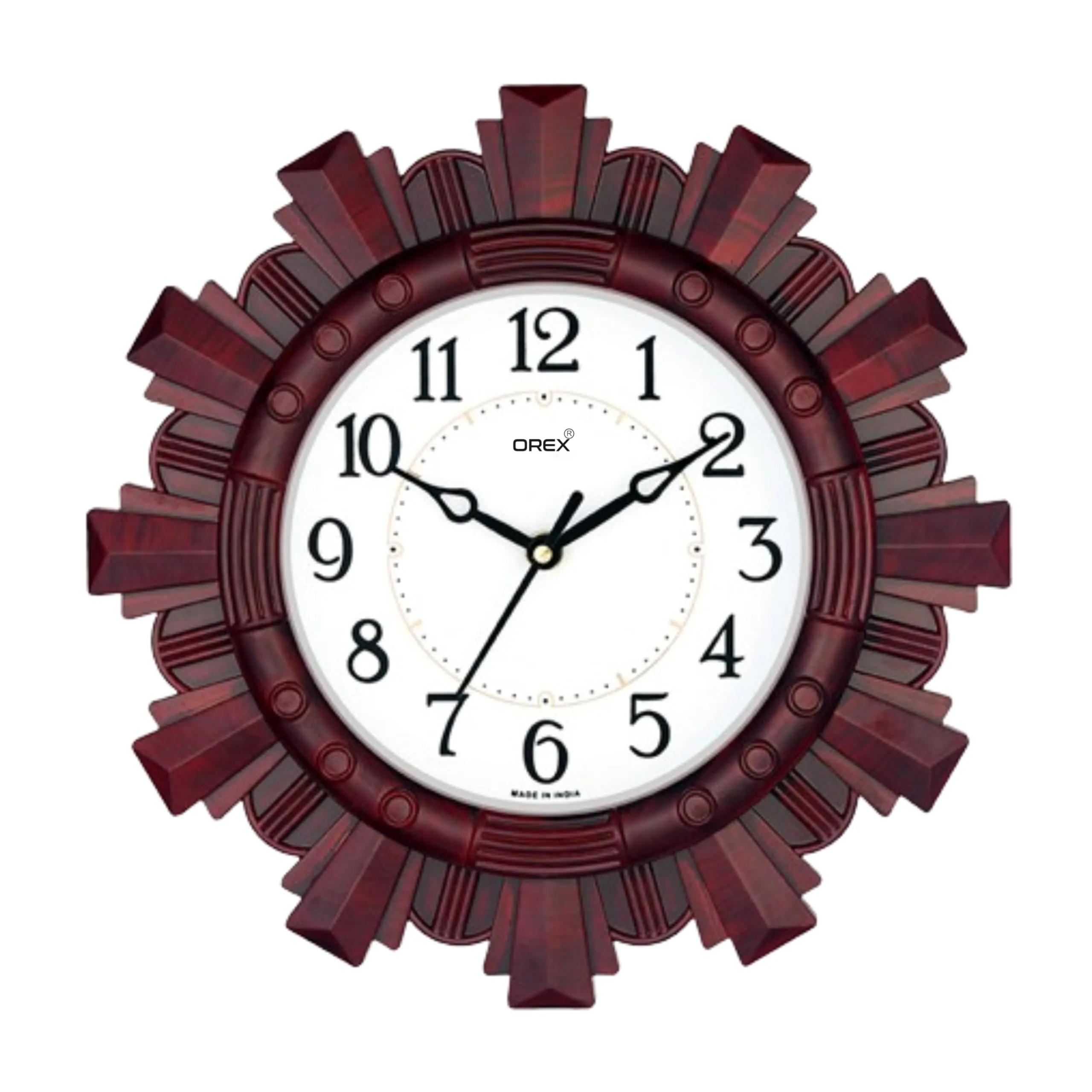 Orex Premium Plastic Designer Morden Wall Clock for Home and Office Décor, Living Room, Bedroom (OC-701)