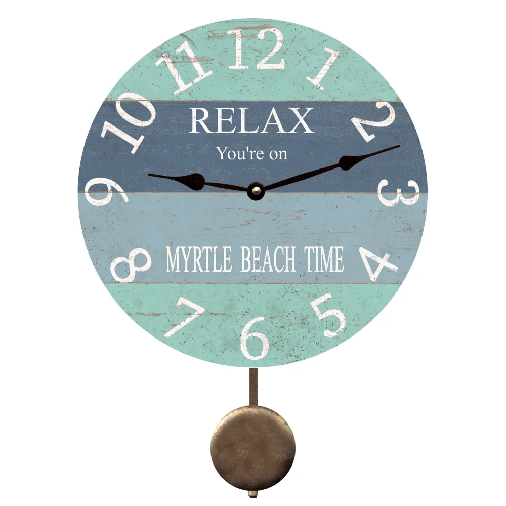 Personalized Relax You're On Beach Time Clock