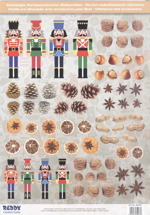 Pre Cut Toy Soldier  / pine cones