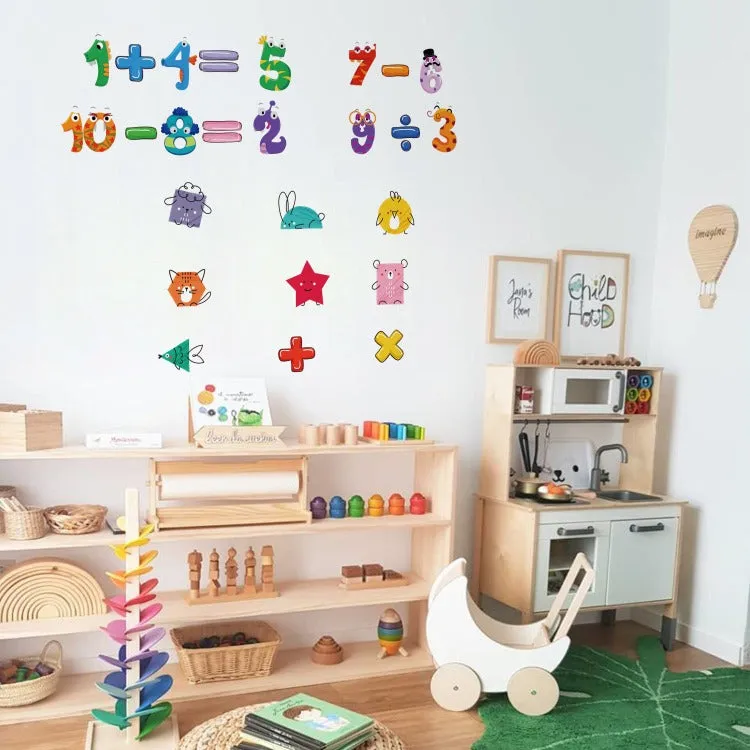 Preschool Wall Decal | Counting Numbers & Math Symbols