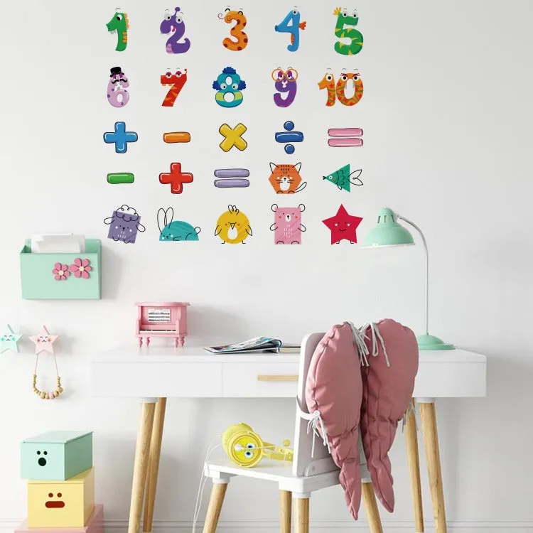 Preschool Wall Decal | Counting Numbers & Math Symbols