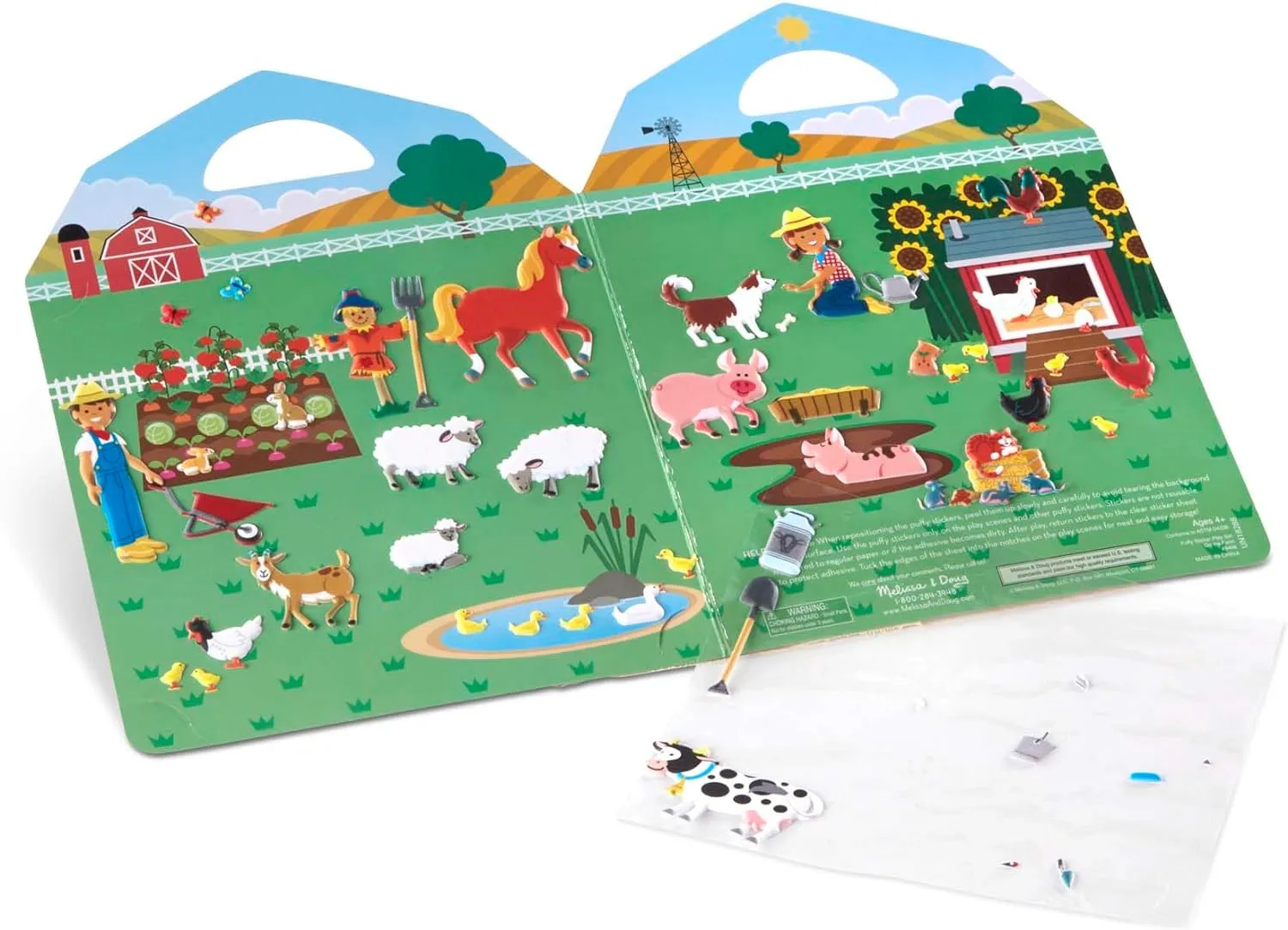 Puffy Sticker Farm Play Set