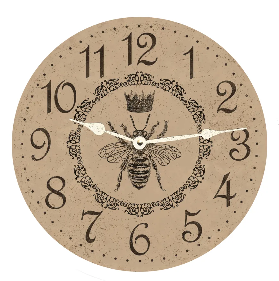 Queen Bee Clock- Honeybee Clock