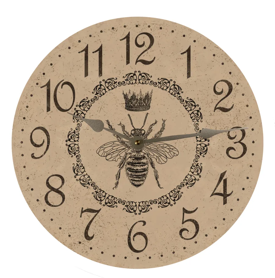 Queen Bee Clock- Honeybee Clock