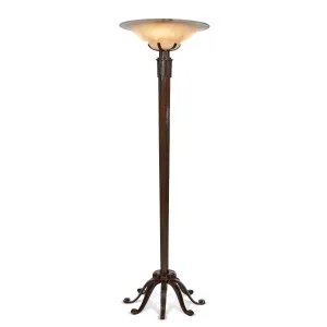 Raymond Subes Wrought Iron Floor Lamp