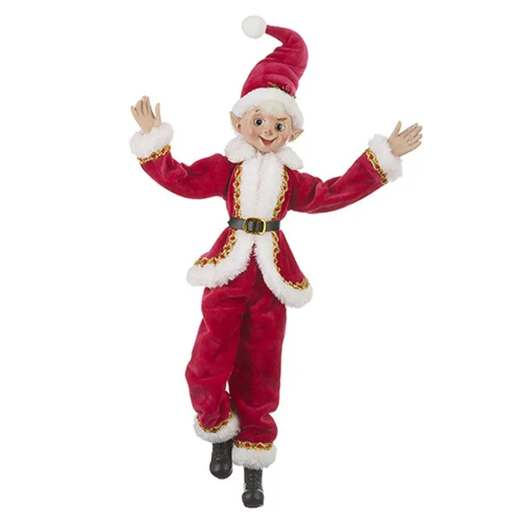 Raz Imports 2022 Collected Christmas 16" Posable Elf