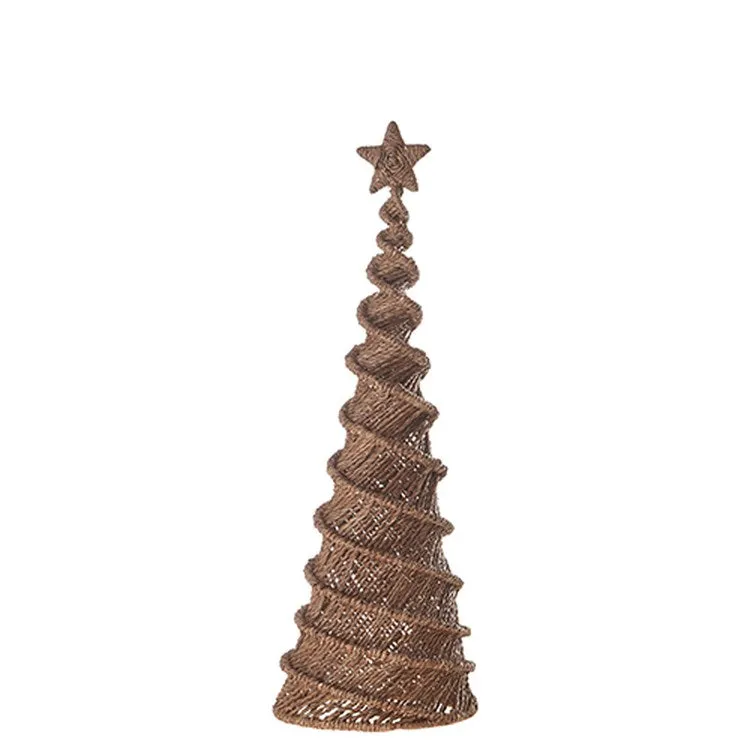 Raz Imports 2022 Winter Cottage 27" Spiral Woven Tree