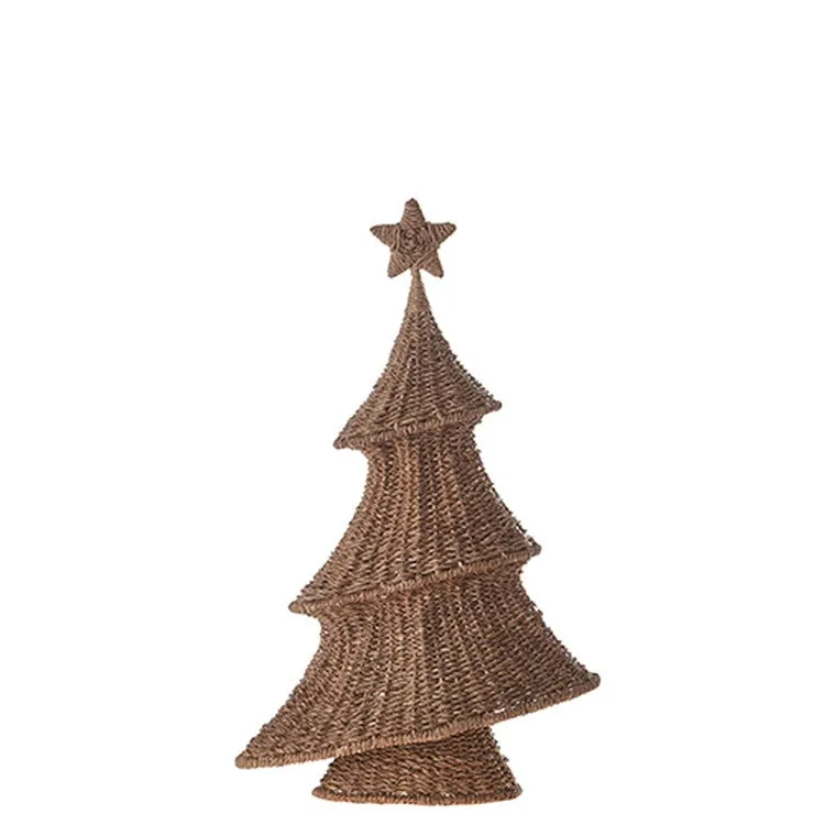 Raz Imports 2022 Winter Cottage Flat Woven Tree