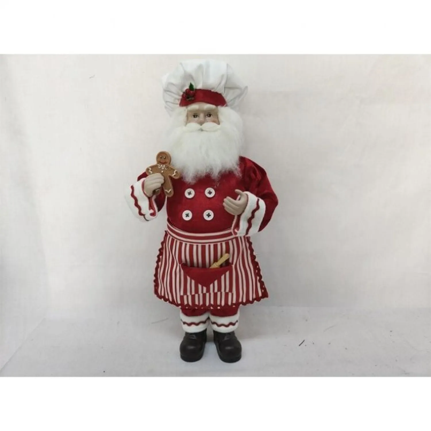 Regency International 18" Fabric Baking Santa