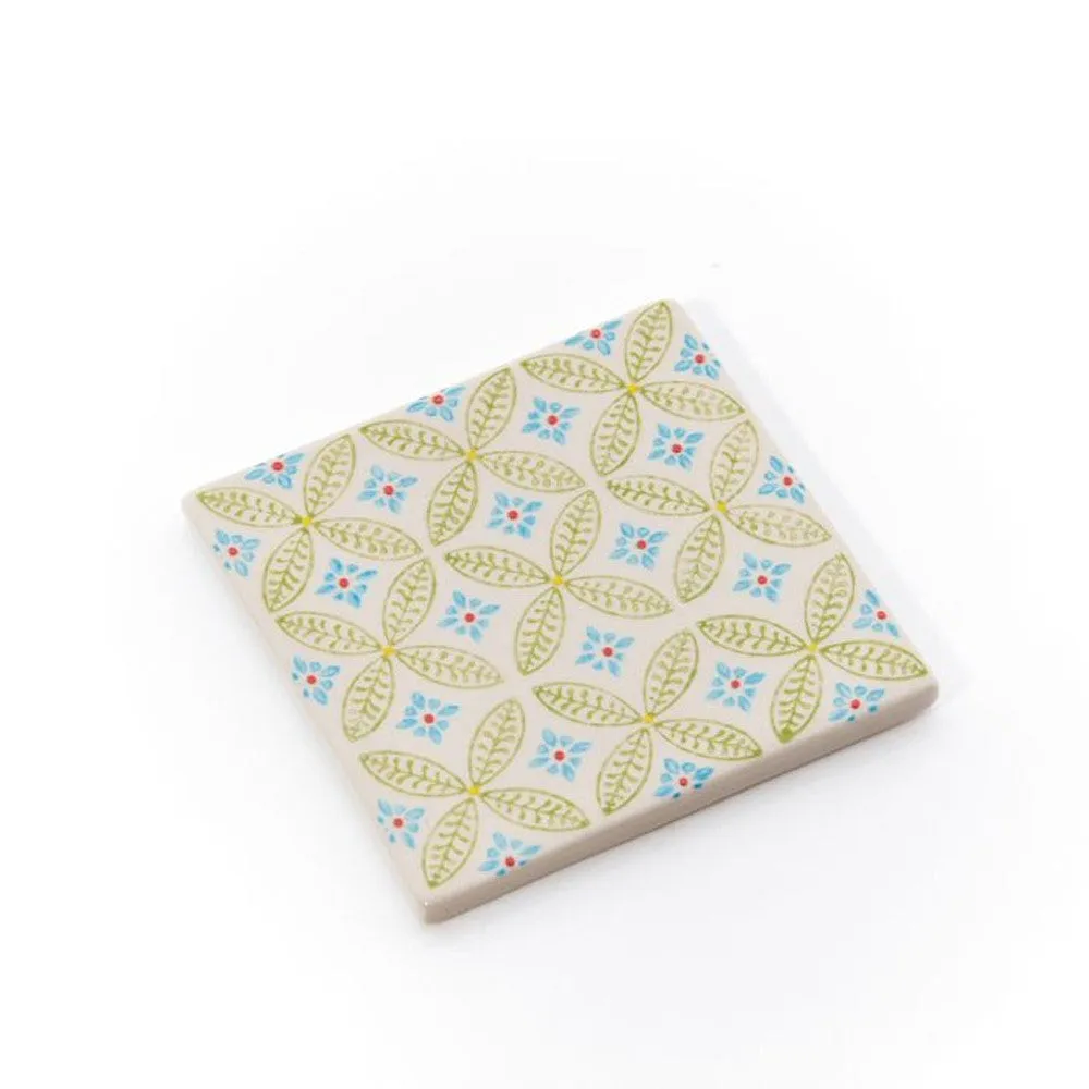 Richard Langs 10cm Floral Square Coaster (Choice of 8)