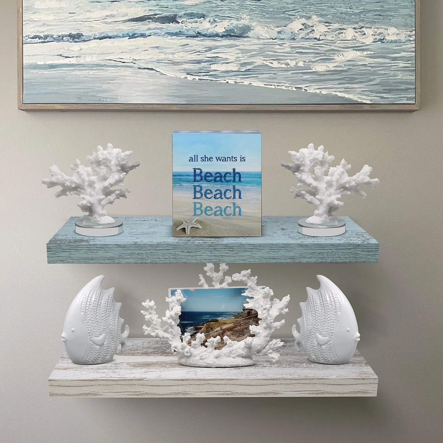 Rustic Floating Shelf (Set of 2)