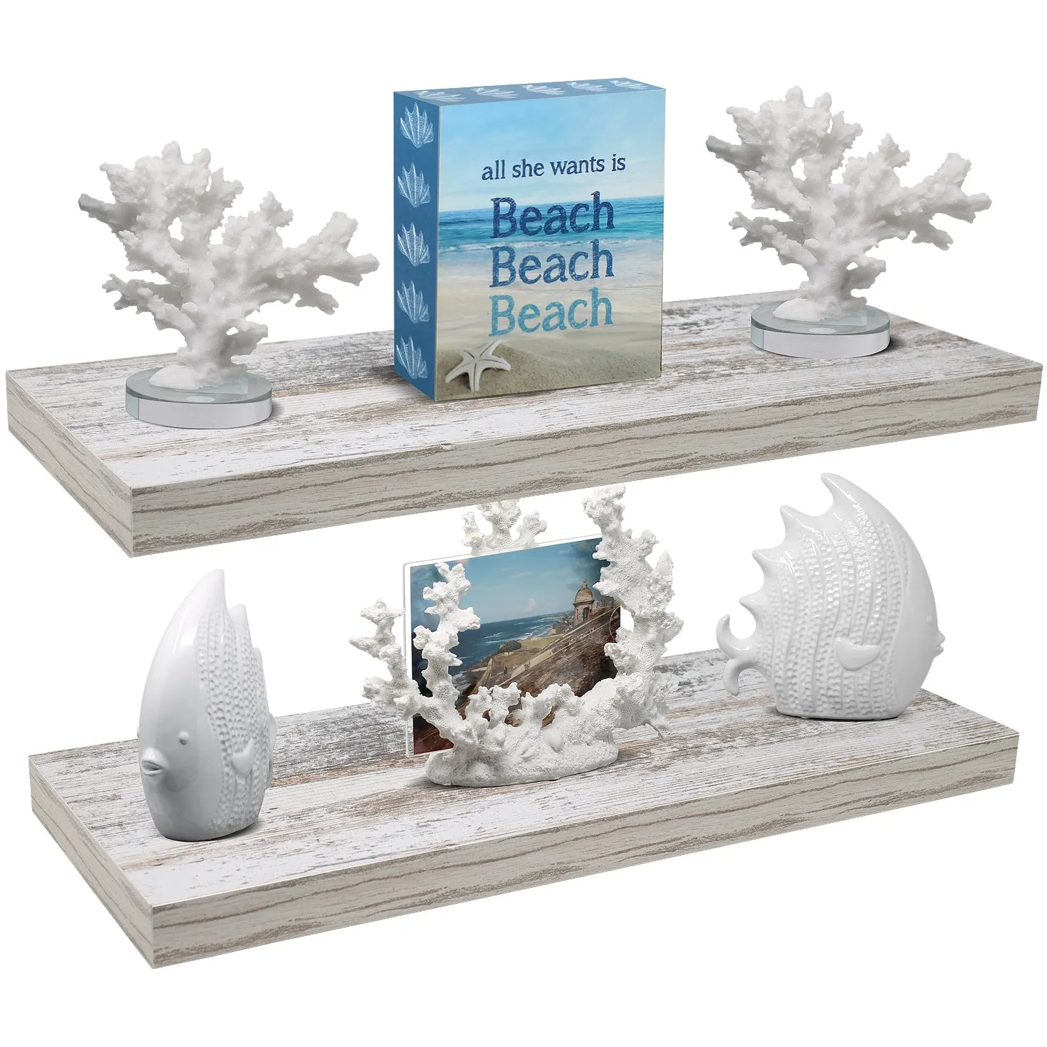 Rustic Floating Shelf (Set of 2)