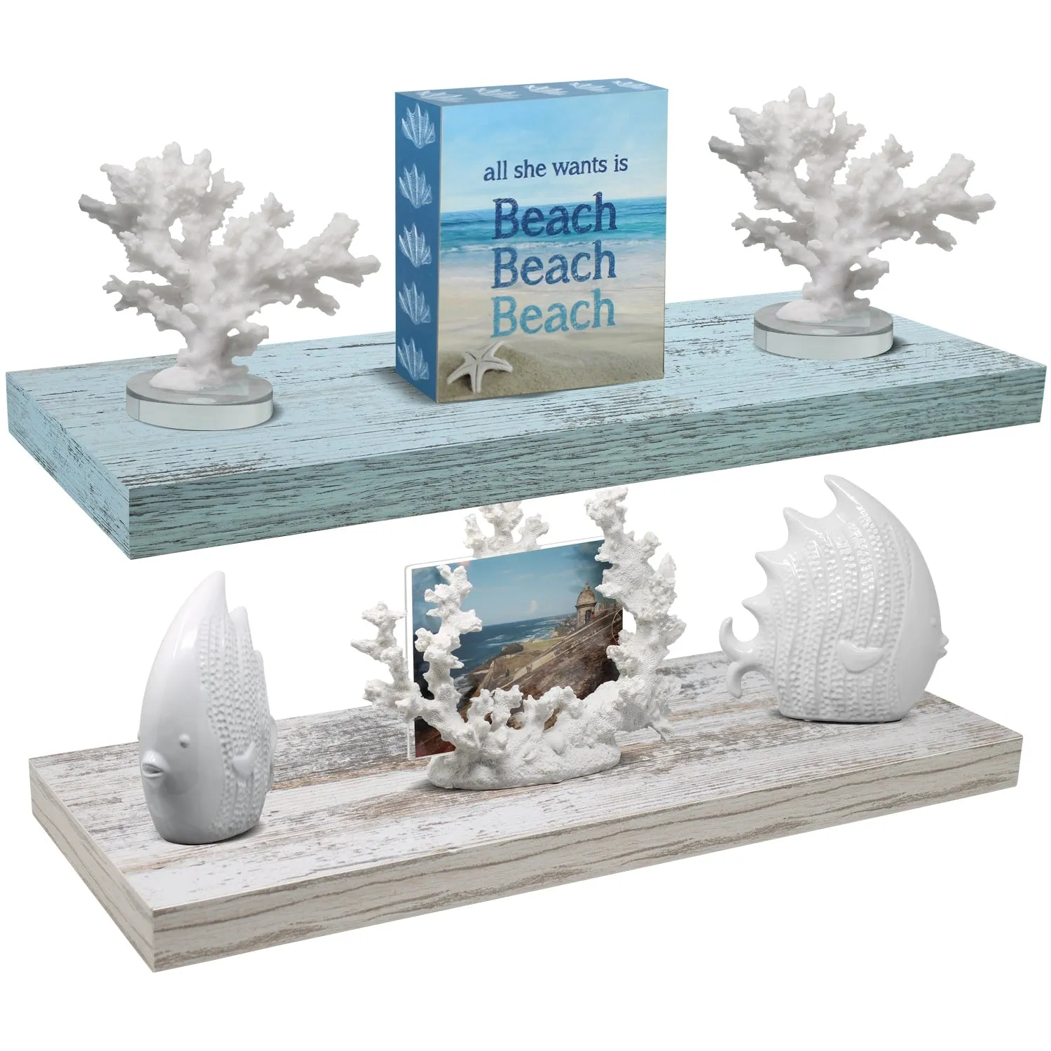 Rustic Floating Shelf (Set of 2)