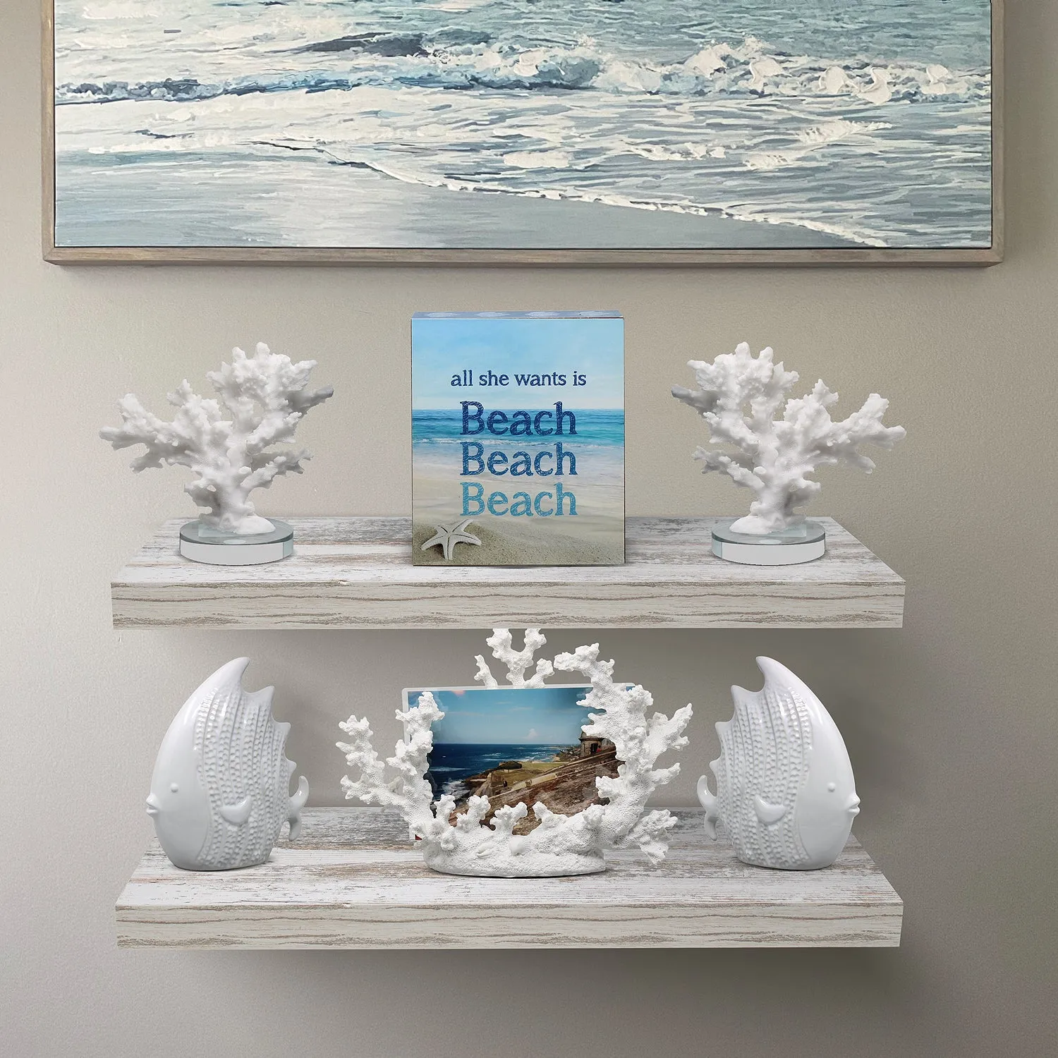 Rustic Floating Shelf (Set of 2)