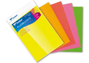 SADIPAL Fluorescent Card Board Colour Sheet-250GMS-Yellow