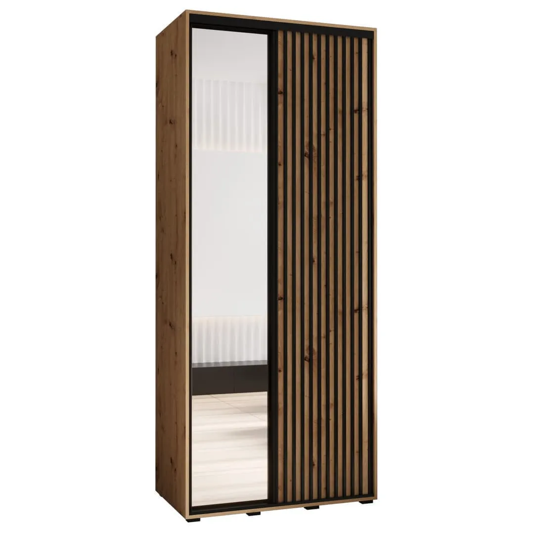 Sapporo II Sliding Door Wardrobe 100cm