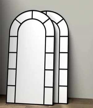 Soho Arched Floor Mirror - Black