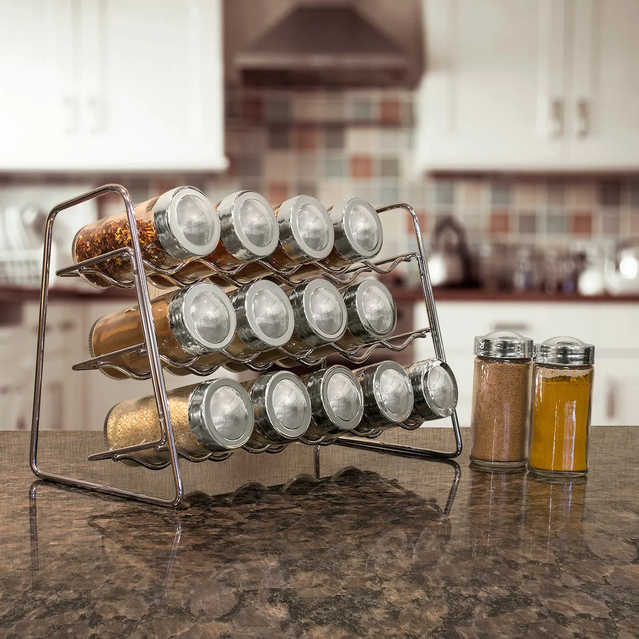 Spice Rack Organizer (15 Bottles)