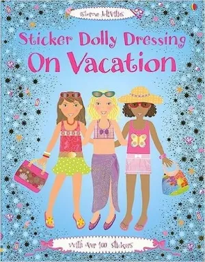 Sticker Dolly Dressing on Vacation