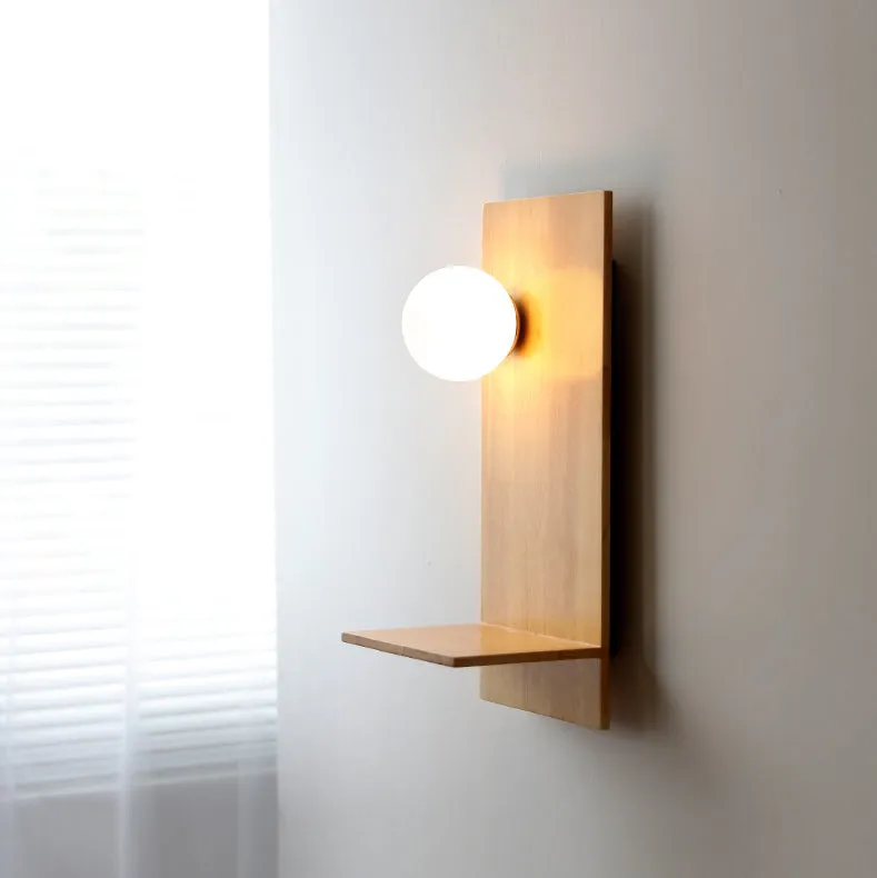 Tala Modern Wood Wall Light Shelf