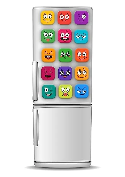 Tcredible Fridge | Fridge Magnet for Refrigerator | Fridge's Magnet | Decorative Matt Magnet for Almirah | Washing Machine (Magnet_4_Big Plastic)