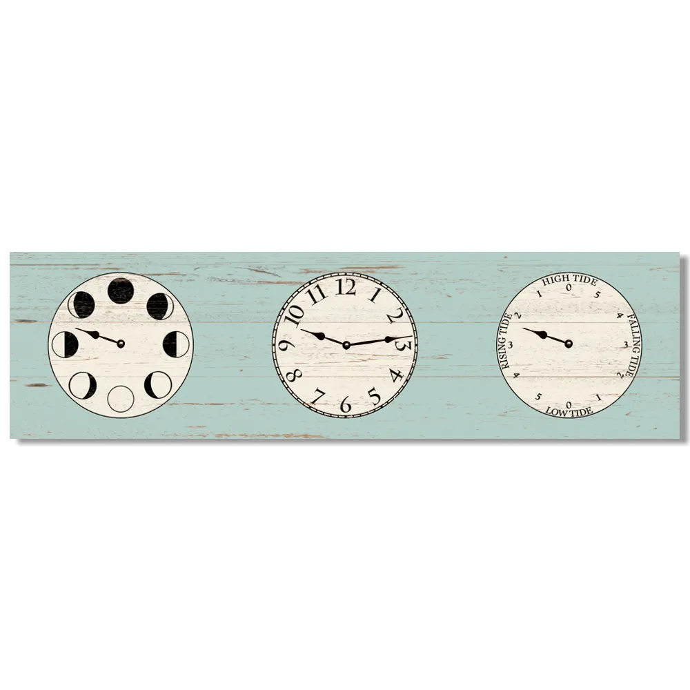 Tide Time and Moon Phase Clock