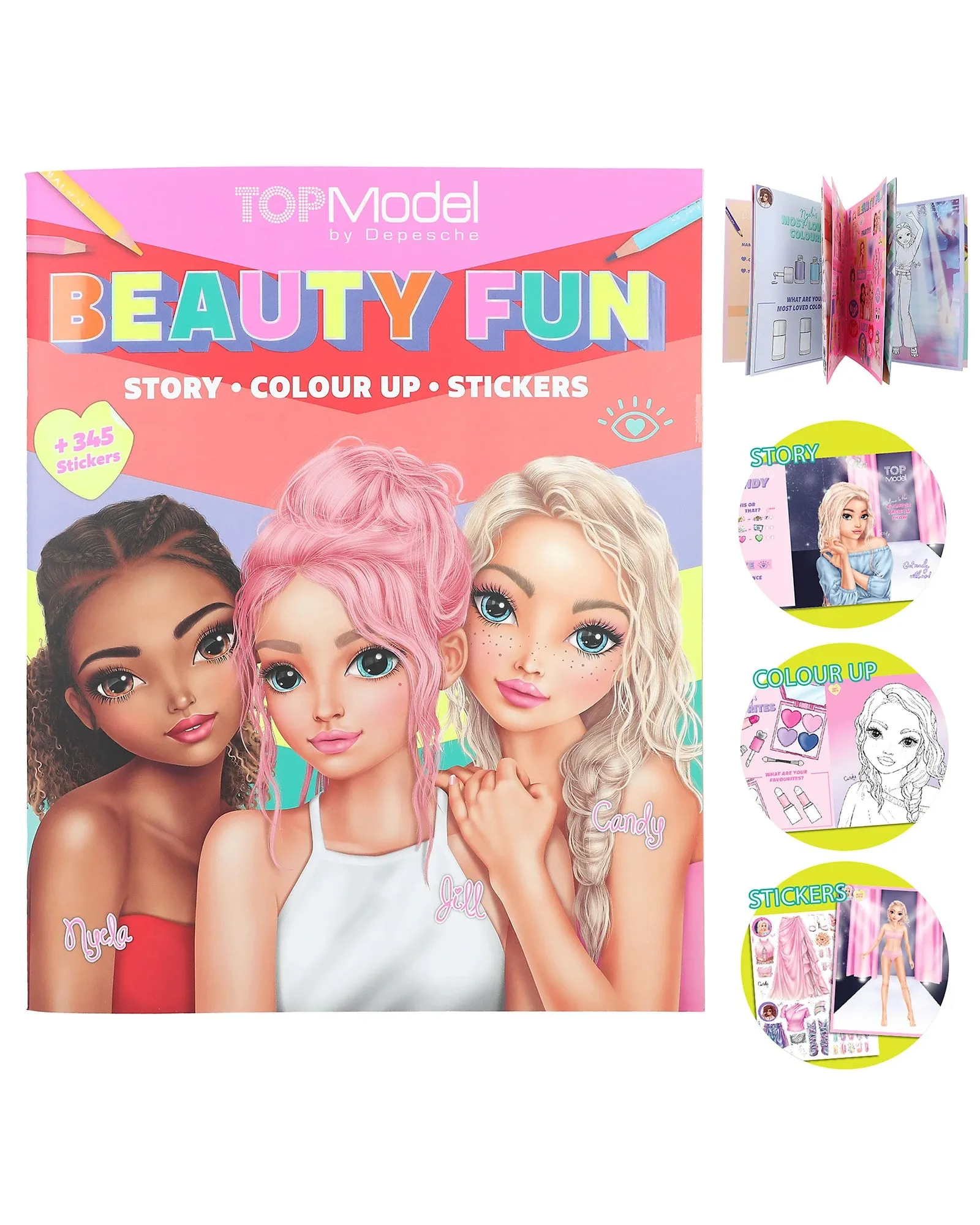 TOPModel Colouring Book Beauty Fun