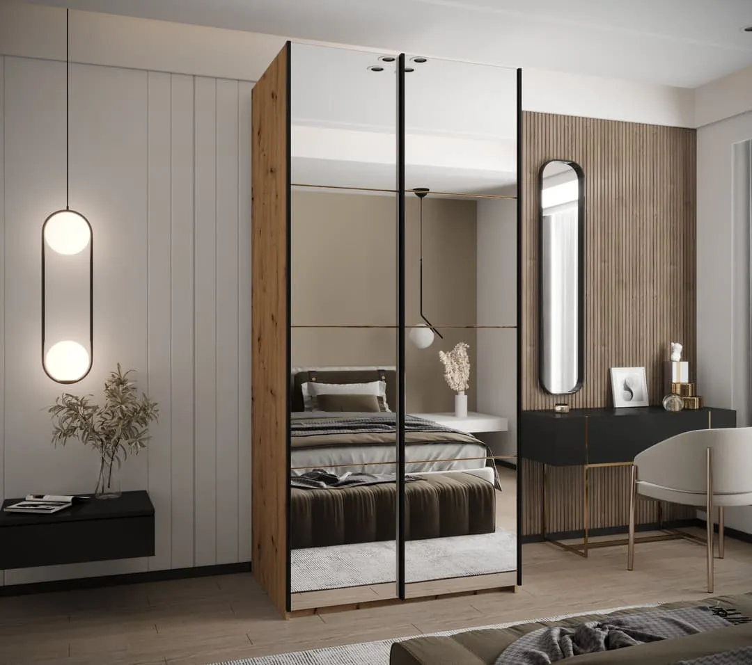 Trosa II Sliding Door Wardrobe 100cm