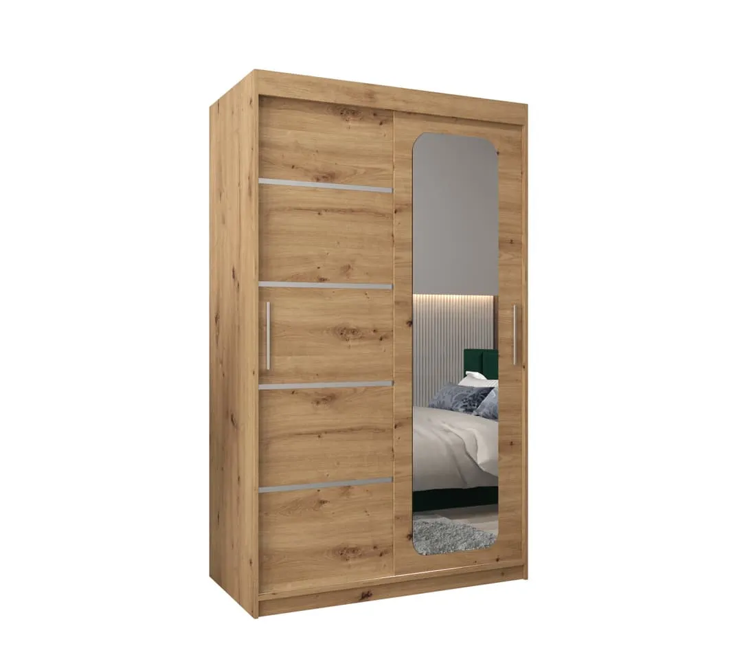 Uppsala V2 Sliding Door Wardrobe 120cm