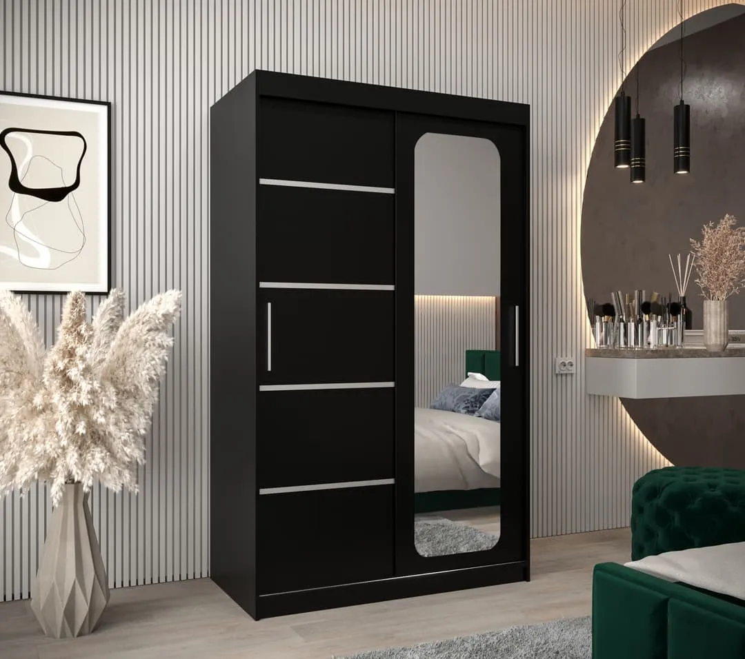 Uppsala V2 Sliding Door Wardrobe 120cm