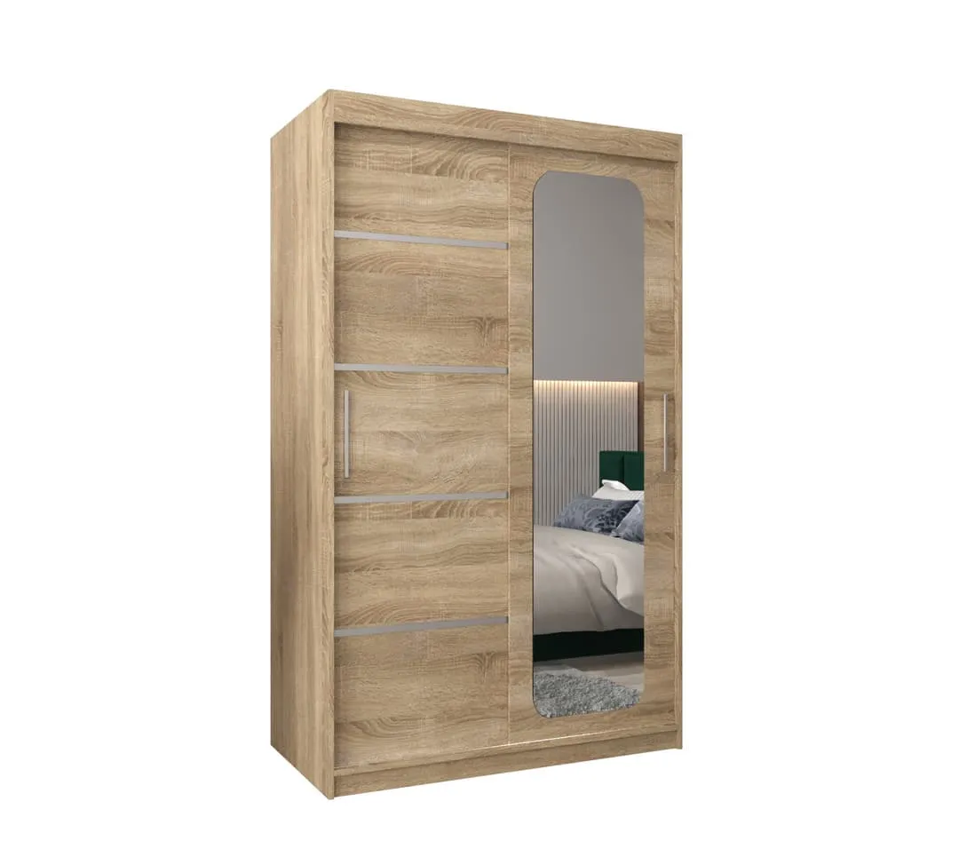 Uppsala V2 Sliding Door Wardrobe 120cm