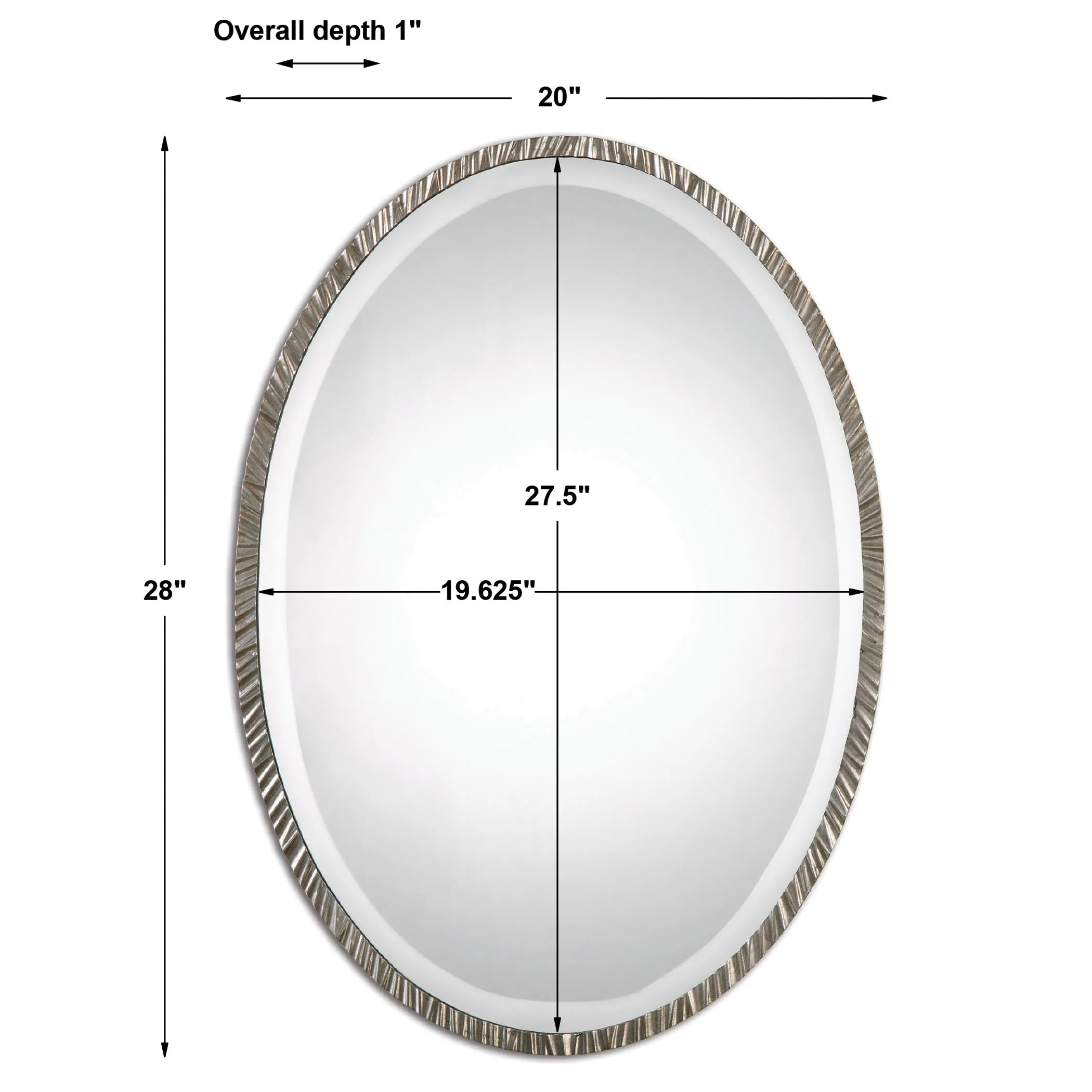 Uttermost Annadel Oval Wall Mirror