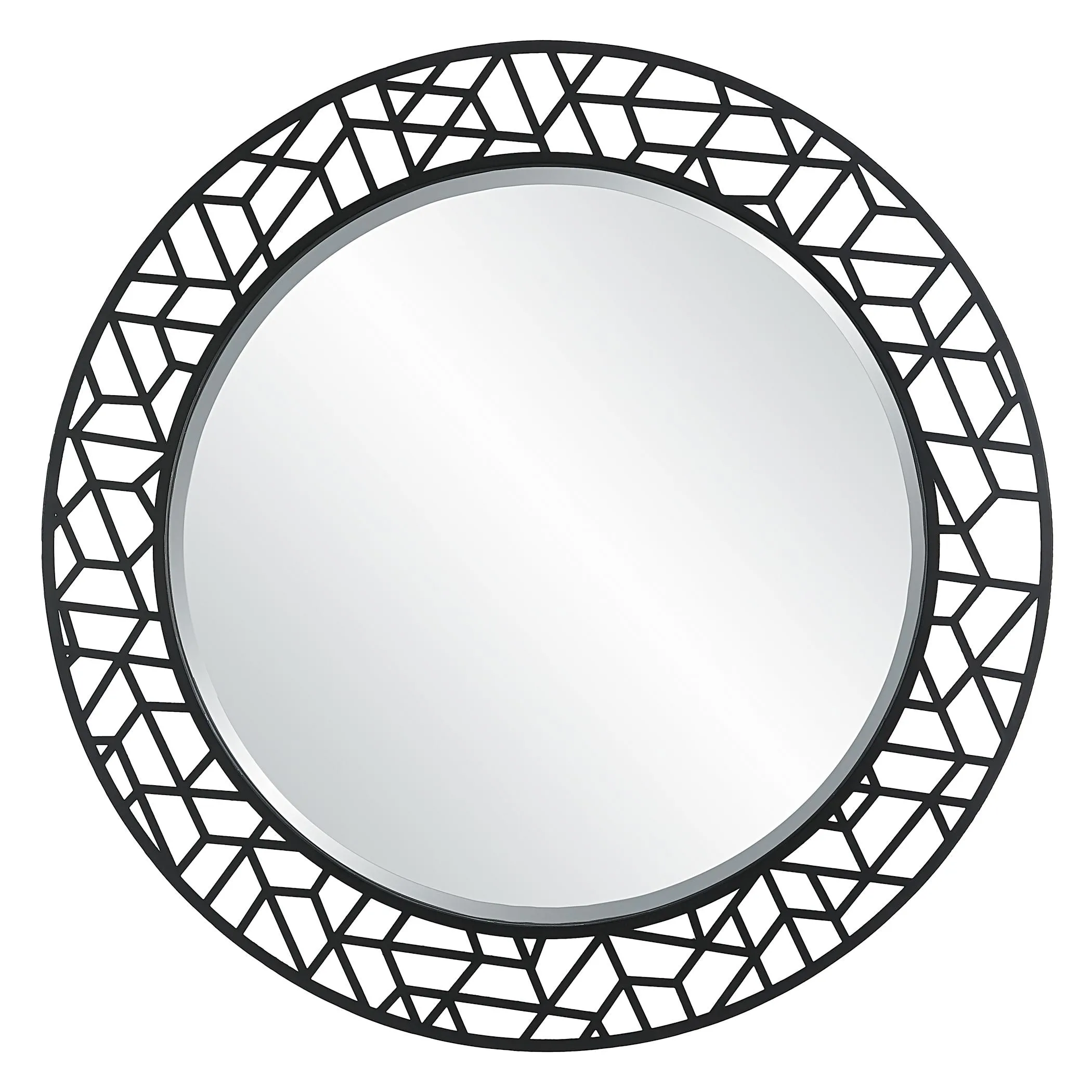 Uttermost Mosaic Metal Round Mirror