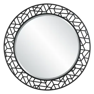 Uttermost Mosaic Metal Round Mirror