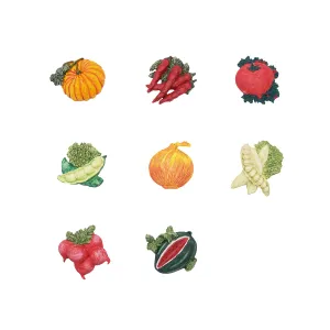 Vegetable Asst. Fridge Magnets