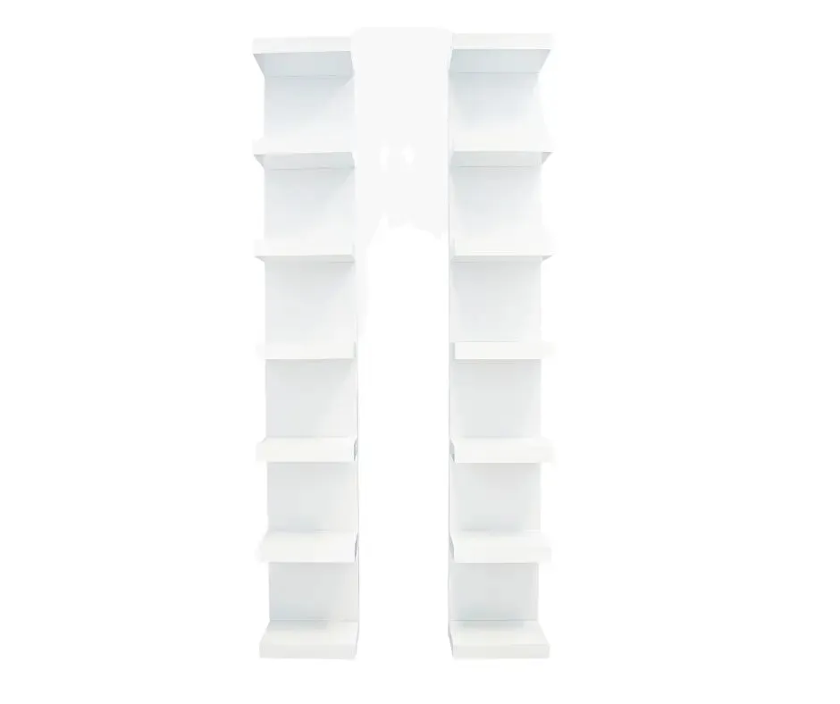 White Floating Shelves