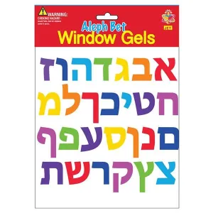 Window Gel Fun - Aleph Bet